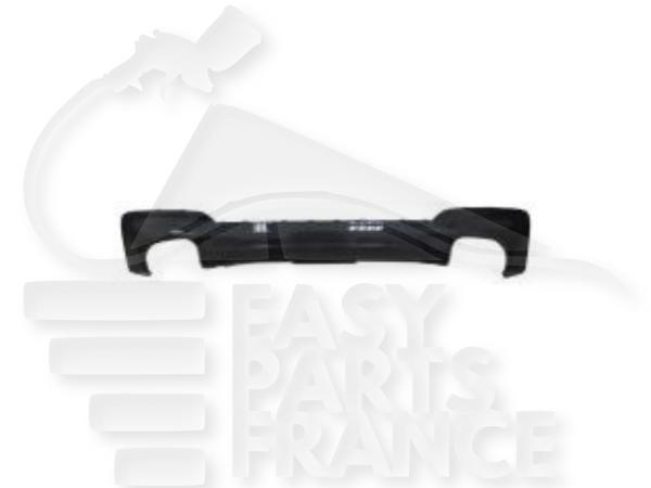 Spoiler de pare-chocs arrière noir avec aide au stationnement version m40 Bmw X3 G01 M Teck — Réf. 51128094860
