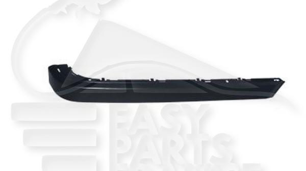 Moulure pare-chocs arrière droit passager sans aide au stationnement Bmw Serie 7 E38 — Réf. 51128125412