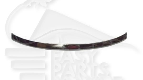 Moulure pare-chocs arrière centrale chromée Bmw Serie 7 E38 — Réf. 51128125435