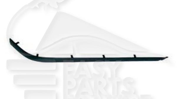 Moulure chromée de pare-chocs arrière gauche conducteur version 4 portes Bmw E39 — Réf. 51128184505