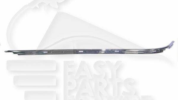 Moulure de pare-chocs arrière gauche conducteur chromée version break Bmw E39 Mod Sw — Réf. 51128184509