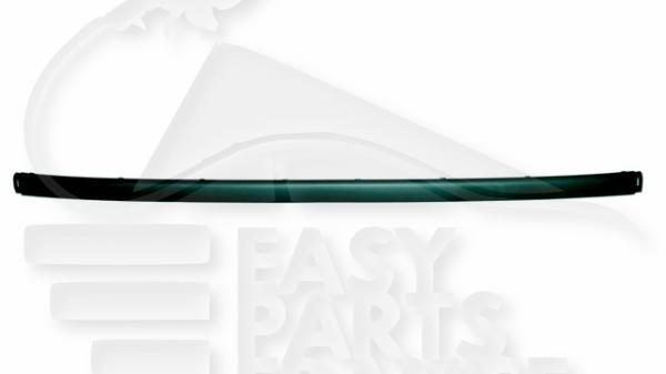 Moulure de pare-chocs arrière centrale noire 4 portes Bmw E46 — Réf. 51128195317