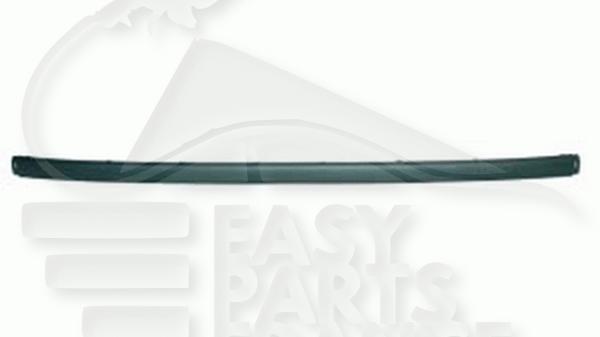 Moulure de pare-chocs arrière centrale noire - avec aide au stationnement - 4 portes Bmw E46 4 Ptes — Réf. 51128208926