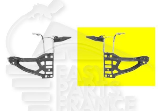 Tôle de phare avant gauche conducteur Bmw E60 — Réf. 51647163483