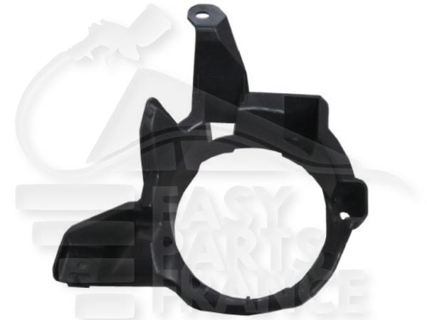 Support antibrouillard avant gauche conducteur noir Toyota Rav 4 — Réf. 521280R080