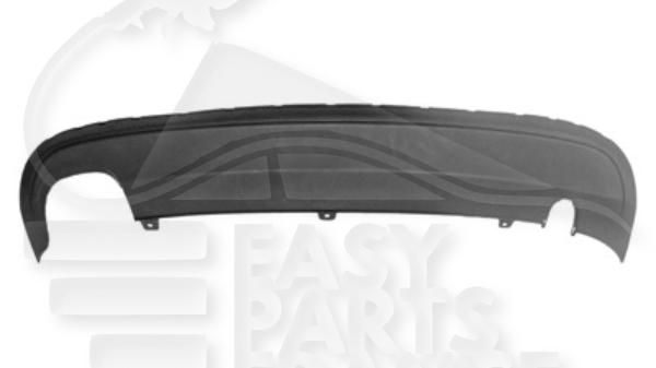 Spoiler de pare-chocs arrière noir double sortie échappement à gauche Volkswagen Jetta — Réf. 5C6807433