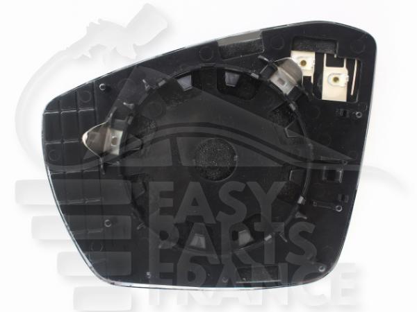 Glace de rétroviseur droit passager chauffant Skoda Octavia — Réf. 5E0857522