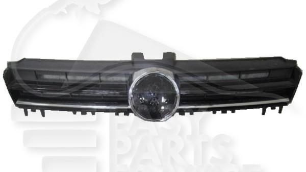 Grille de calandre noire avec moulure chromée version trendline Volkswagen Golf Vii — Réf. 5G0853651LZLL