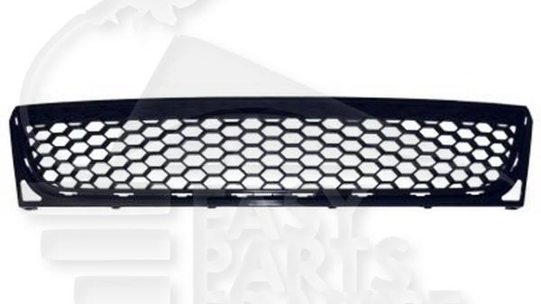 Grille centrale de pare-chocs avant noire Volkswagen Golf Gti — Réf. 5K0853677C9B9