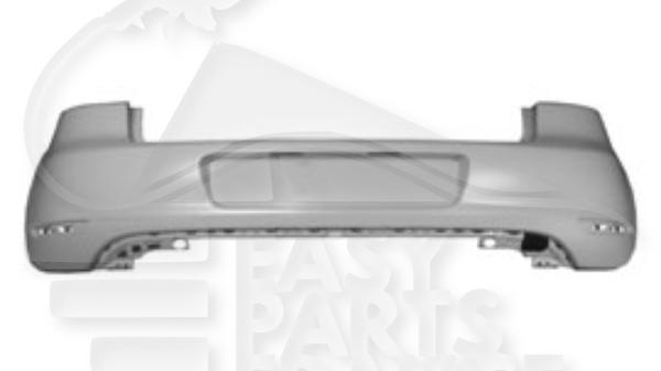Pare-chocs arrière à peindre sans aide au stationnement Volkswagen Golf 6 — Réf. 5K6807421GRU