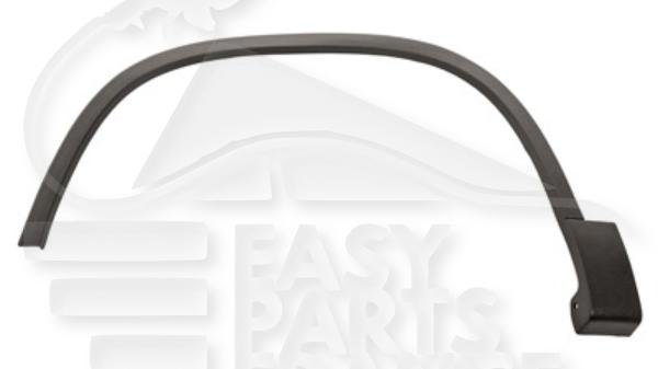 Elargisseur aile avant gauche conducteur noir Volkswagen Tiguan — Réf. 5N0854731B9B9