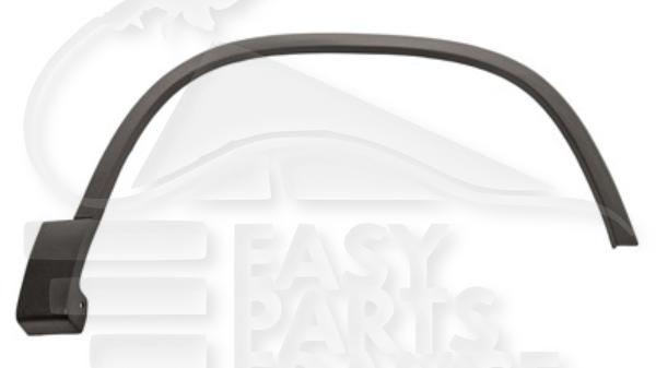 Elargisseur aile avant droit passager noir Volkswagen Tiguan — Réf. 5N0854732B9B9