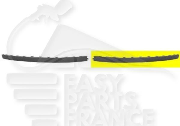 Spoiler de pare-chocs avant gauche conducteur noir Opel Corsa D — Réf. 6400636