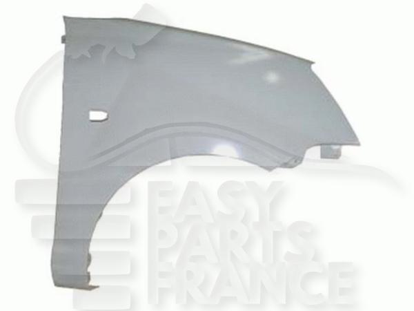 Aile avant droit passager avec emplacement feu Kia Picanto — Réf. 6632107090