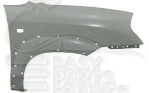 Aile avant droit passager avec emplacement feu avec elargisseur Hyundai Tucson — Réf. 663212E130