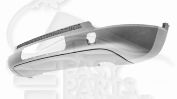 Spoiler de pare-chocs arrière noir avec aide au stationnement & emplacement att remorque électrique Jeep Compass — Réf. 68352635AA