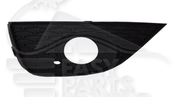 Grille de pare-chocs avant gauche conducteur avec emplacement antibrouillard Seat Ibiza — Réf. 6J0853665A9B9