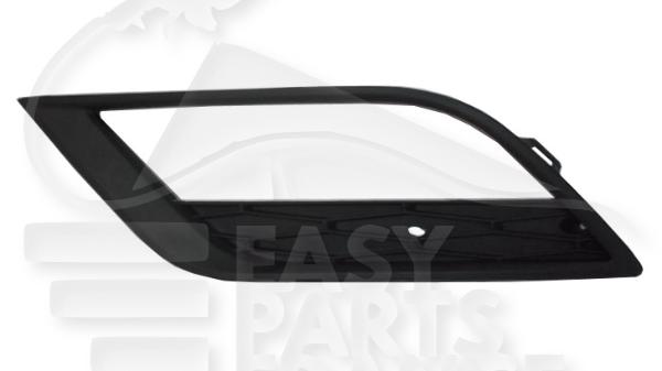 Grille de pare-chocs avant gauche conducteur noire avec emplacement antibrouillard Seat Ibiza — Réf. 6J0853665F9B9