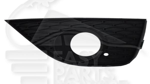 Grille de pare-chocs avant droit passager avec emplacement antibrouillard Seat Ibiza — Réf. 6J0853666A9B9