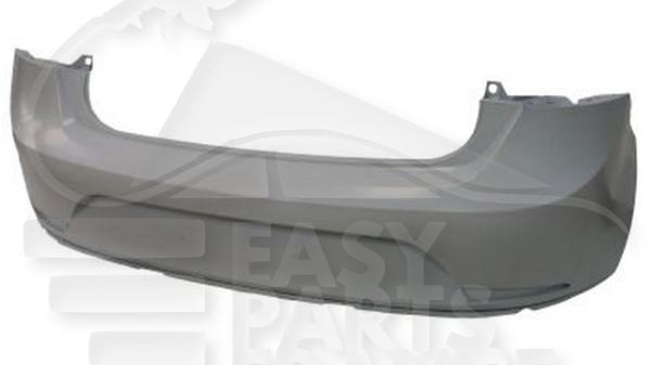 Pare-chocs arrière à peindre sans sport - 5 portes Seat Ibiza 5 Ptes — Réf. 6J4807421GRU