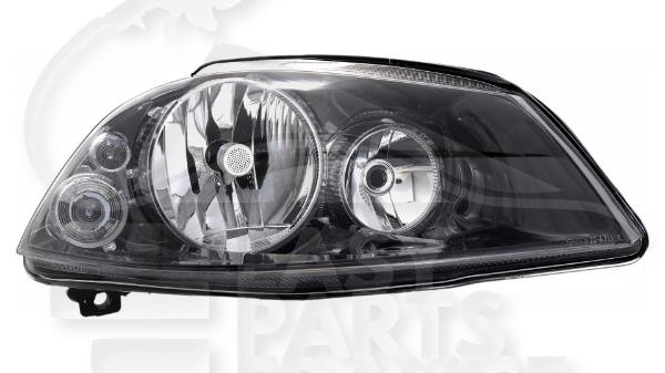 Optique avant droit passager H7+H3 électrique sans moteur Seat Ibiza — Réf. 6L1941752B