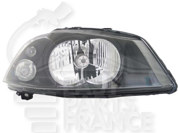 Optique avant droit passager H4 électrique sans moteur Seat Ibiza — Réf. 6L1941752M