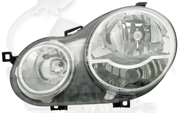 Optique avant gauche conducteur H7+H1 électrique avec moteur Volkswagen Polo M/Valeo — Réf. 6Q1941007AF