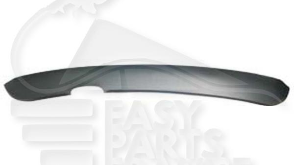 Spoiler de pare-chocs arrière noir Volkswagen Polo — Réf. 6Q6807521