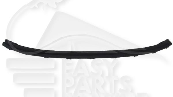 Spoiler de pare-chocs avant noire Volkswagen Polo — Réf. 6R0805903C