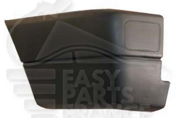 Crosse de pare-chocs arrière gauche conducteur noire Volkswagen Transporter T4 — Réf. 701807321B2BC
