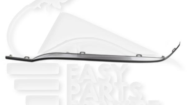 Moulure de pare-chocs arrière droit passager Suzuki Vitara — Réf. 7187386R100BK