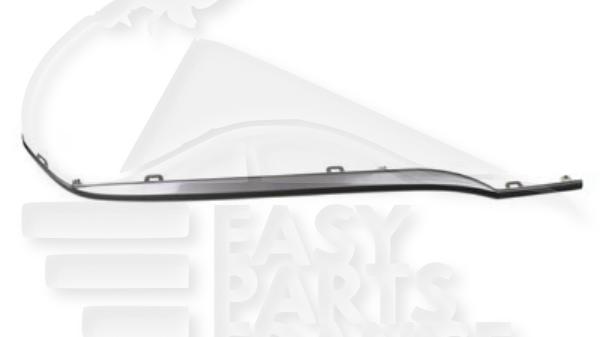 Moulure de pare-chocs arrière gauche conducteur Suzuki Vitara — Réf. 7187486R100BK