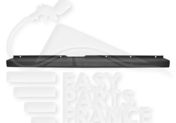 Lame de pare-chocs arrière centrale noire Fiat Ducato — Réf. 735423238