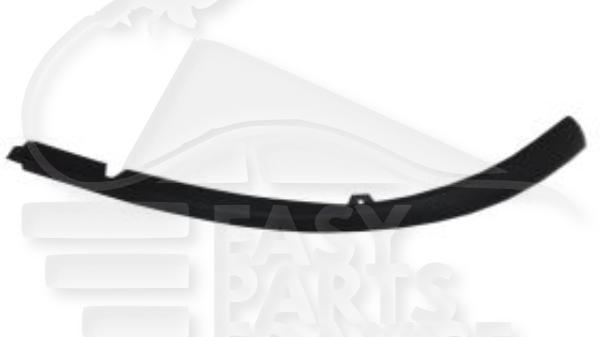 Spoiler de pare-chocs avant gauche conducteur noir Toyota Auris — Réf. 7685202170