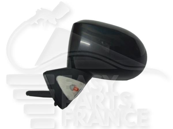 Rétroviseur gauche conducteur électrique chauffant à peindre rabattable électrique avec feu 9 pins Renault Modus — Réf. 7701069546