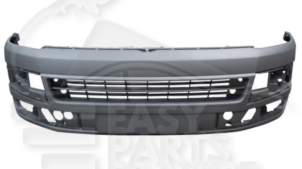 Pare-chocs avant gris sans lave phare - sans aide au stationnement Volkswagen Transporter T5 — Réf. 7E0807217B7G9