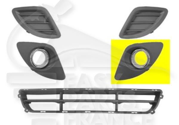 Support antibrouillard avant gauche conducteur version 5 portes - sw Kia Cee'D 5 Ptes — Réf. 865651H000