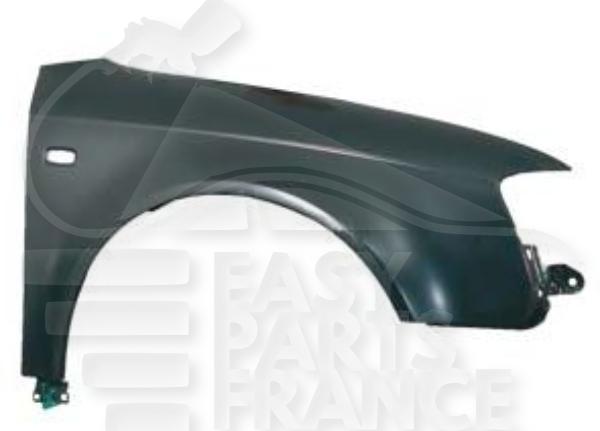 Aile avant droit passager avec emplacement feu Audi A4 — Réf. 8E0821106F