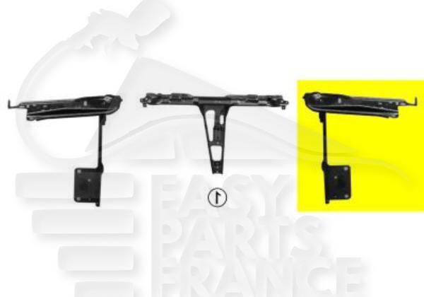 Tôle de phare avant gauche conducteur Audi 80 — Réf. 8G0805855A