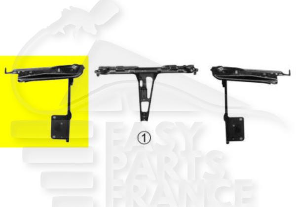 Tôle de phare avant droit passager Audi 80 — Réf. 8G0805856A