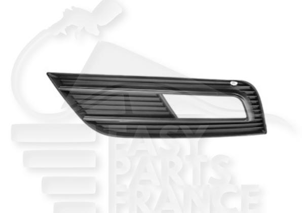 Grille de pare-chocs avant gauche conducteur avec emplacement antibrouillard sans control de vitesse Audi A4 — Réf. 8K0807681K01C