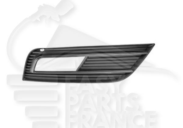 Grille de pare-chocs avant droit passager avec emplacement antibrouillard sans control de vitesse Audi A4 — Réf. 8K0807682K01C