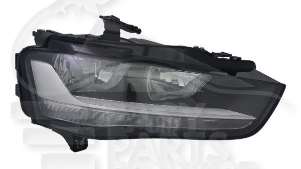 Optique avant droit passager H7+H7 électrique avec moteur Audi A4 — Réf. 8K0941004AB
