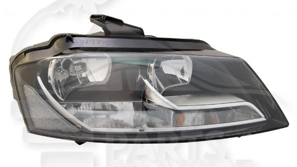 Optique avant droit passager H7+H7 électrique avec moteur Audi A3 — Réf. 8P0941004BP