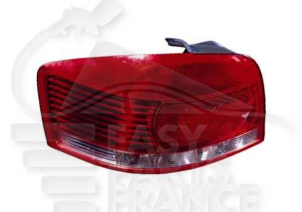 Feu arrière gauche conducteur Audi A3 3 Ptes — Réf. 8P0945095