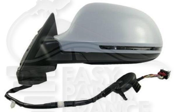 Rétroviseur gauche conducteur électrique chauffant à peindre rabattable avec feu 10 pins Audi A3 5 Ptes — Réf. 8P1858531EC