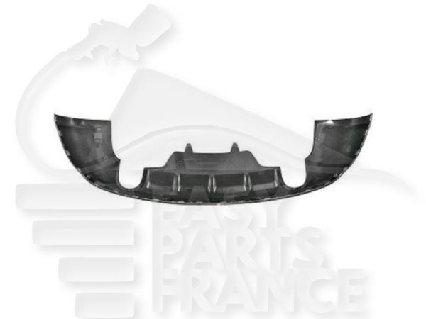 Spoiler de pare-chocs arrière noir à simple sortie échappement à droite & gauhe Audi Q5 — Réf. 8R0807521AQ4U8