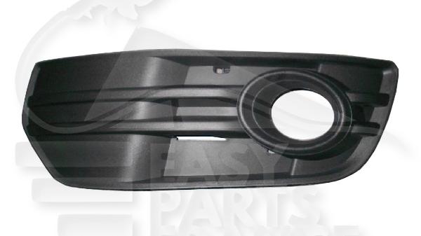 Grille de pare-chocs avant gauche conducteur noire avec emplacement antibrouillard Audi Q5 — Réf. 8R0807681A01C