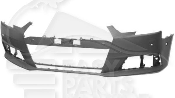 Pare-chocs avant à peindre sans lave phare - avec aide au stationnement - avec park assist Audi Pour Audi A4 — Réf. 8W0807065BGRU