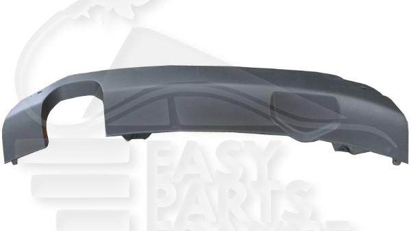 Spoiler de pare-chocs arrière noir double échappement Audi A1 — Réf. 8X0807421A9B9